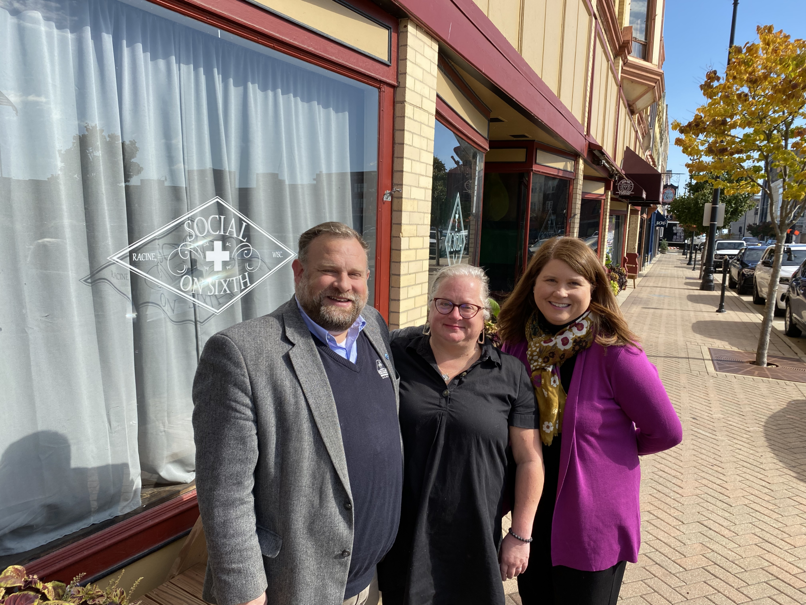 Cory Mason, Joan Roehre and Kathy Blumenfeld